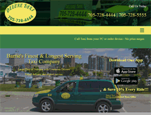 Tablet Screenshot of deluxtaxi.ca